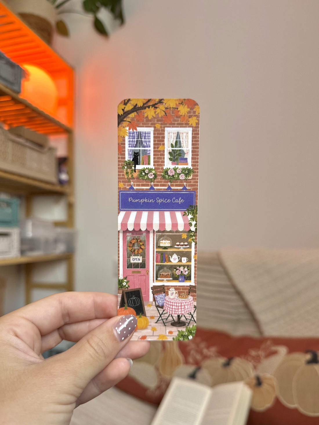 Pumpkin Spice Café - Bookmarks