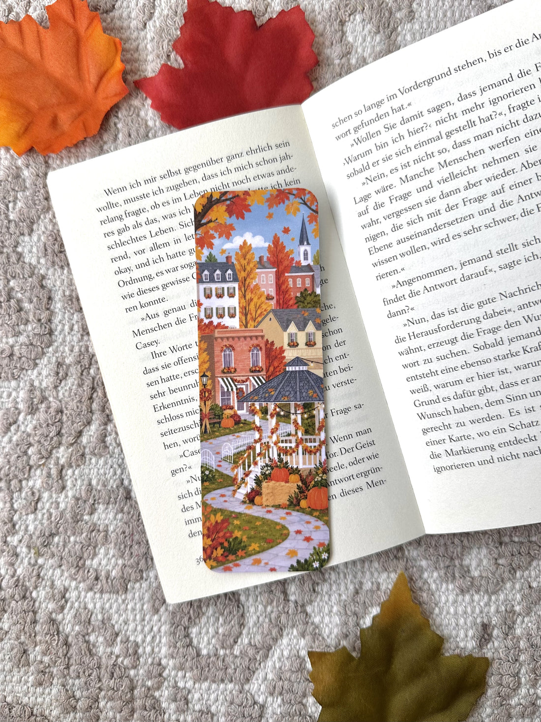 Autumn in Town - Lesezeichen