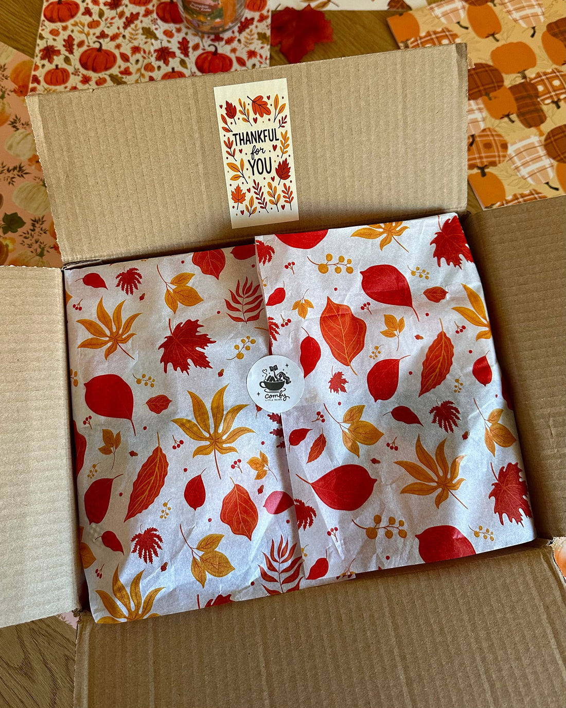 The Autumn Book Date Box