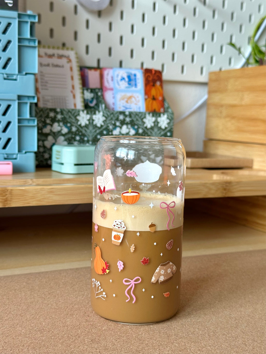 Autumn Glass Cup