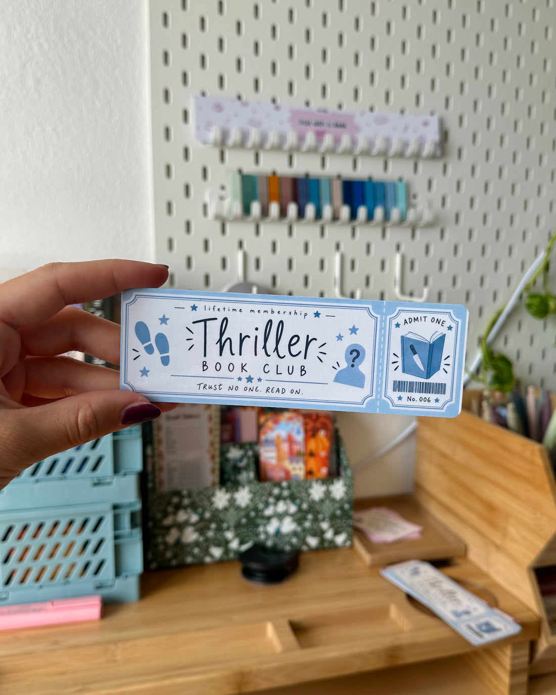 Thriller Bookclub Lesezeichen