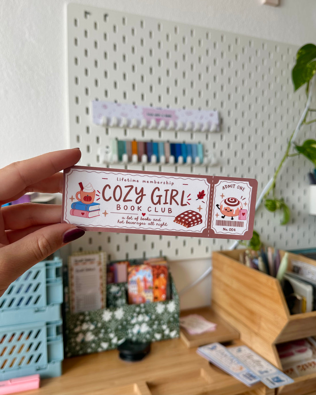 Cozy Girl Bookclub Lesezeichen