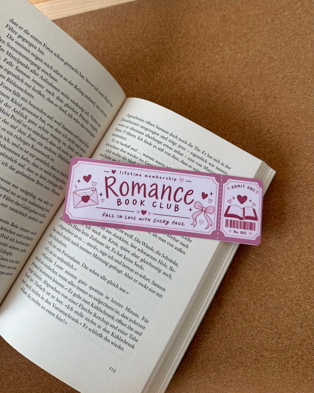 Romance Bookclub Lesezeichen