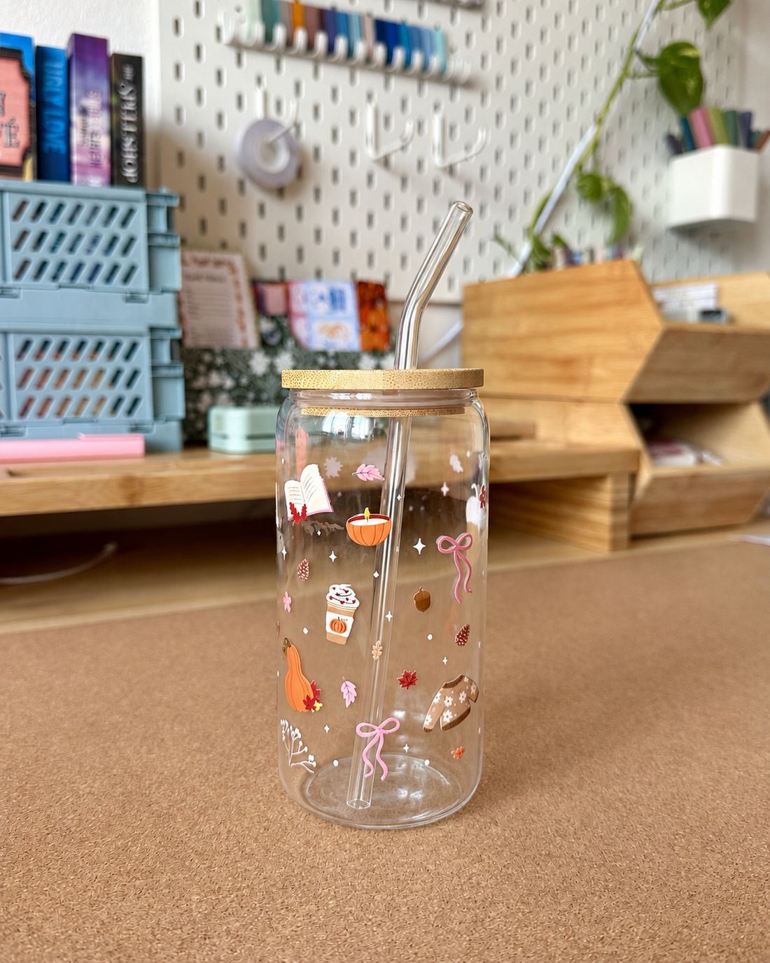 Autumn Glass Cup